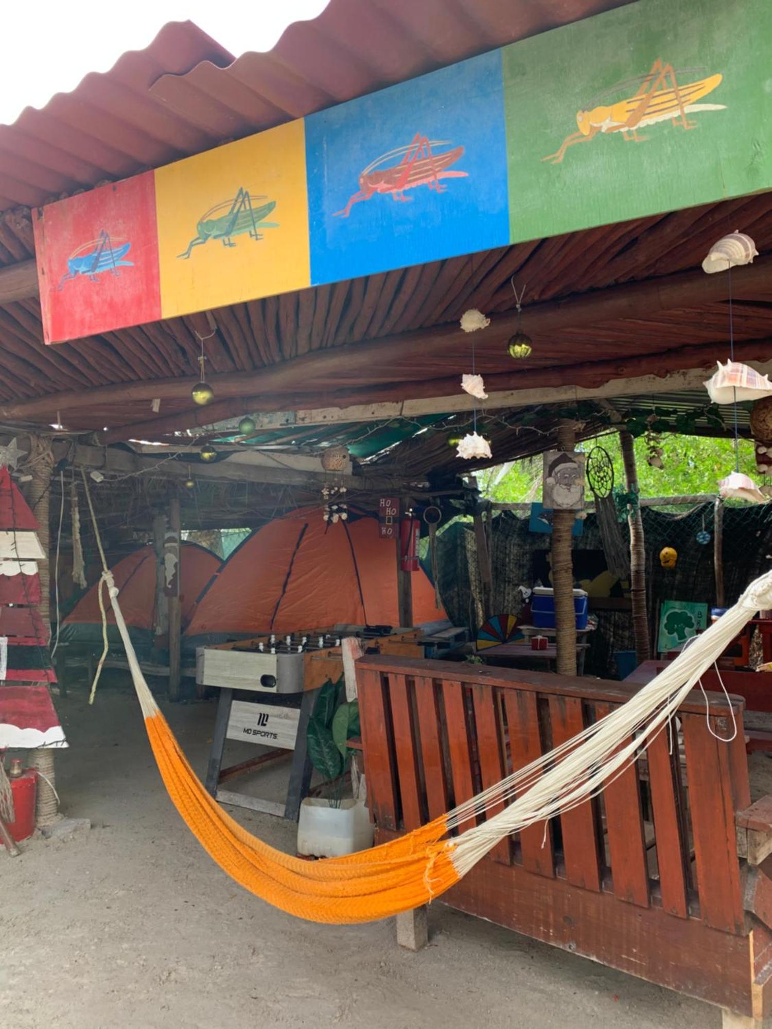 Casa De Los Santos Camping Y Eco Cabanas Isla Holbox Exteriör bild